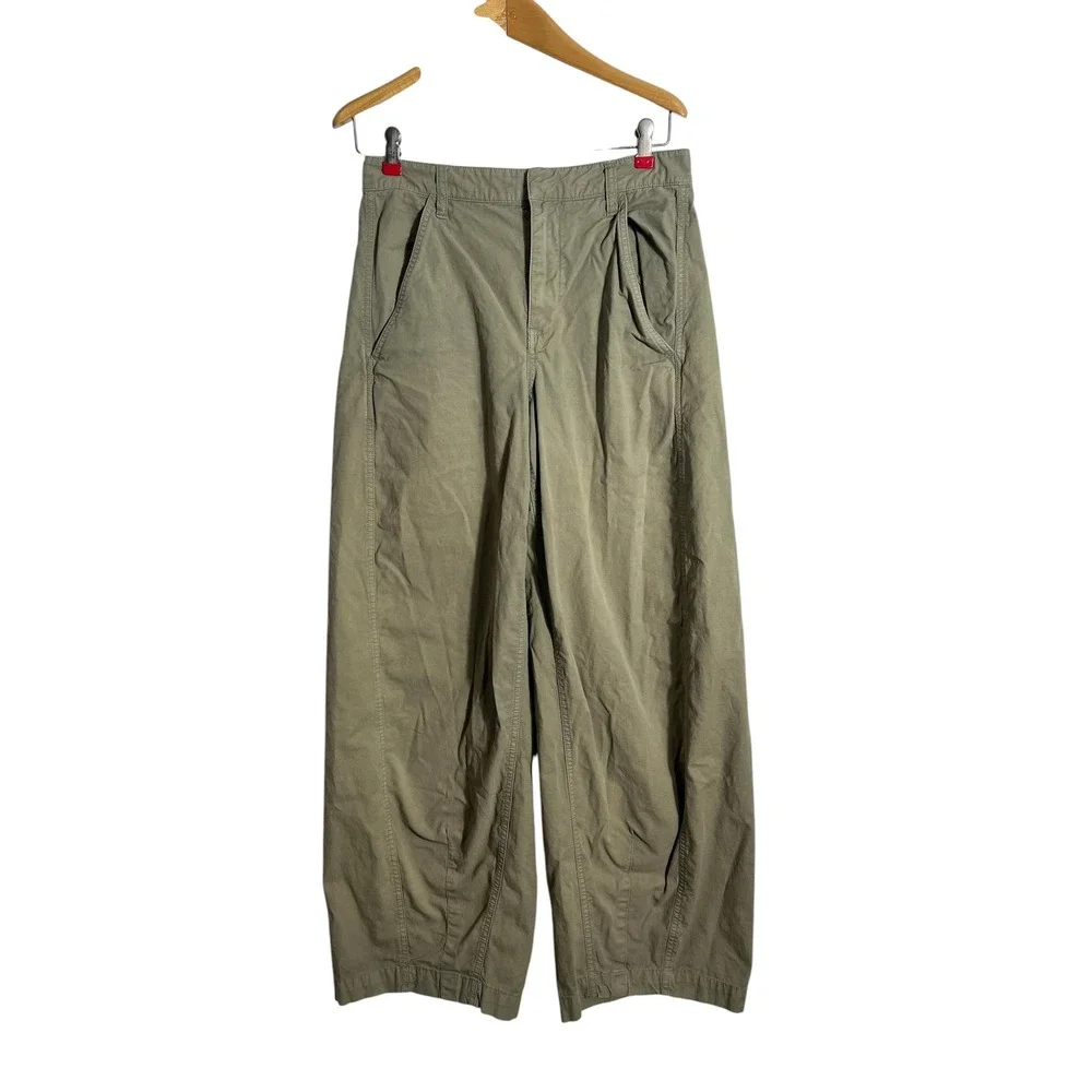 WE THE FREE x FREE PEOPLE Rylee Chino Barrel Leg Trousers Pants
